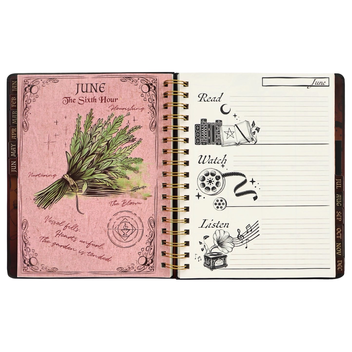 Waiting for the Night: The Witching Hour 2027 Weekly Planner