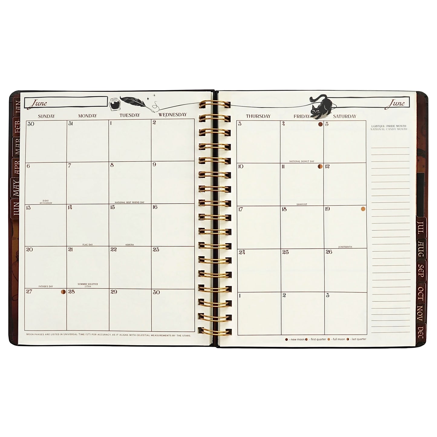 Waiting for the Night: The Witching Hour 2027 Weekly Planner