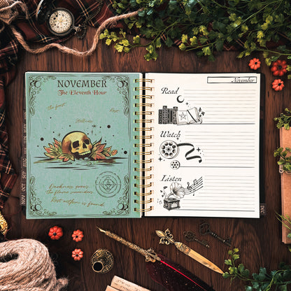 Waiting for the Night: The Witching Hour 2027 Weekly Planner, Personal Organizer (Original Artwork)