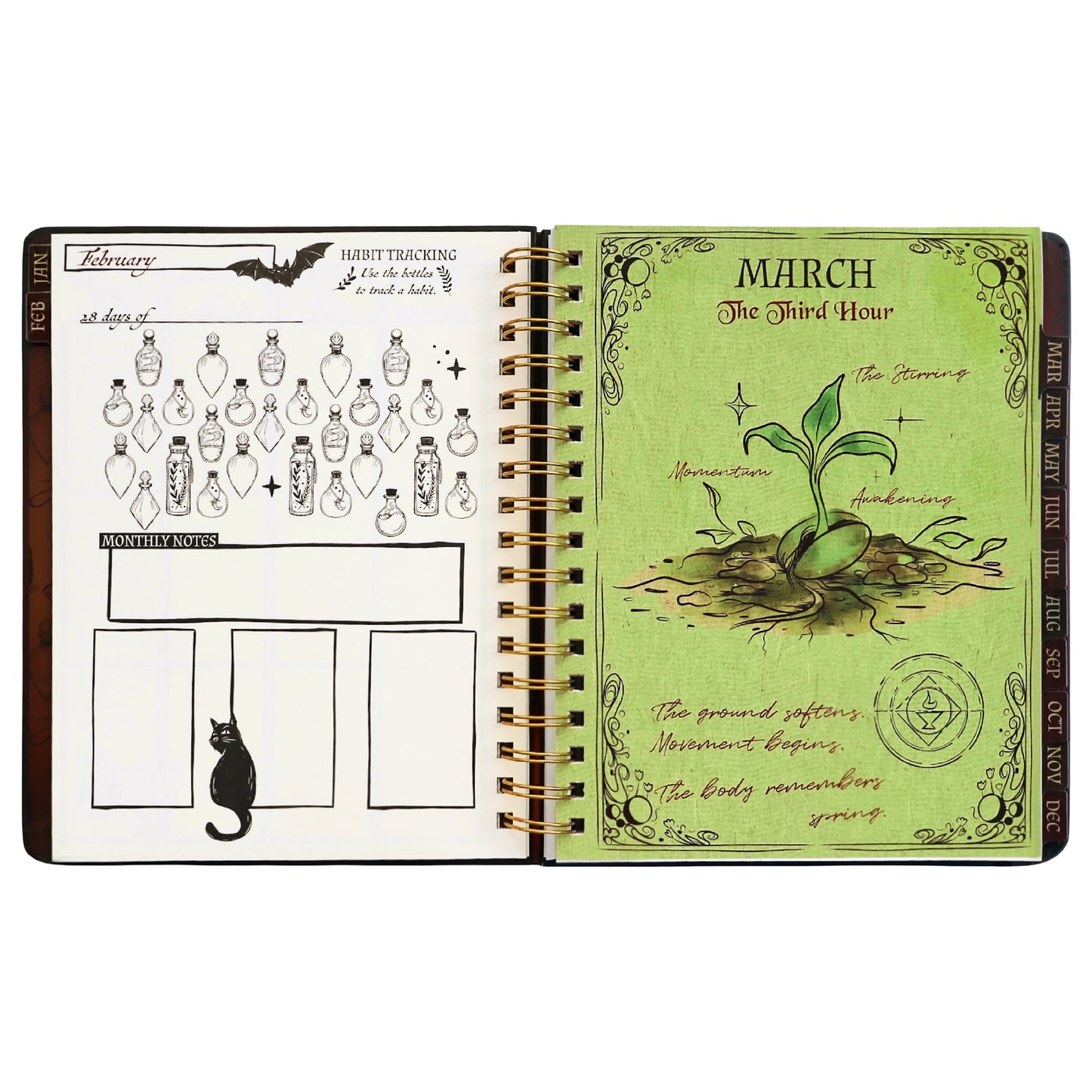 Waiting for the Night: The Witching Hour 2027 Weekly Planner