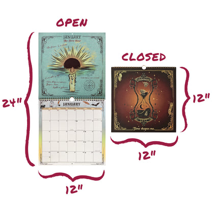 Waiting for the Night: The Witching Hour 2027 Spiral Wall Calendar