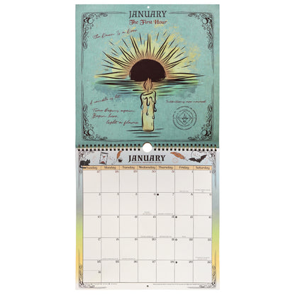 Waiting for the Night: The Witching Hour 2027 Spiral Wall Calendar