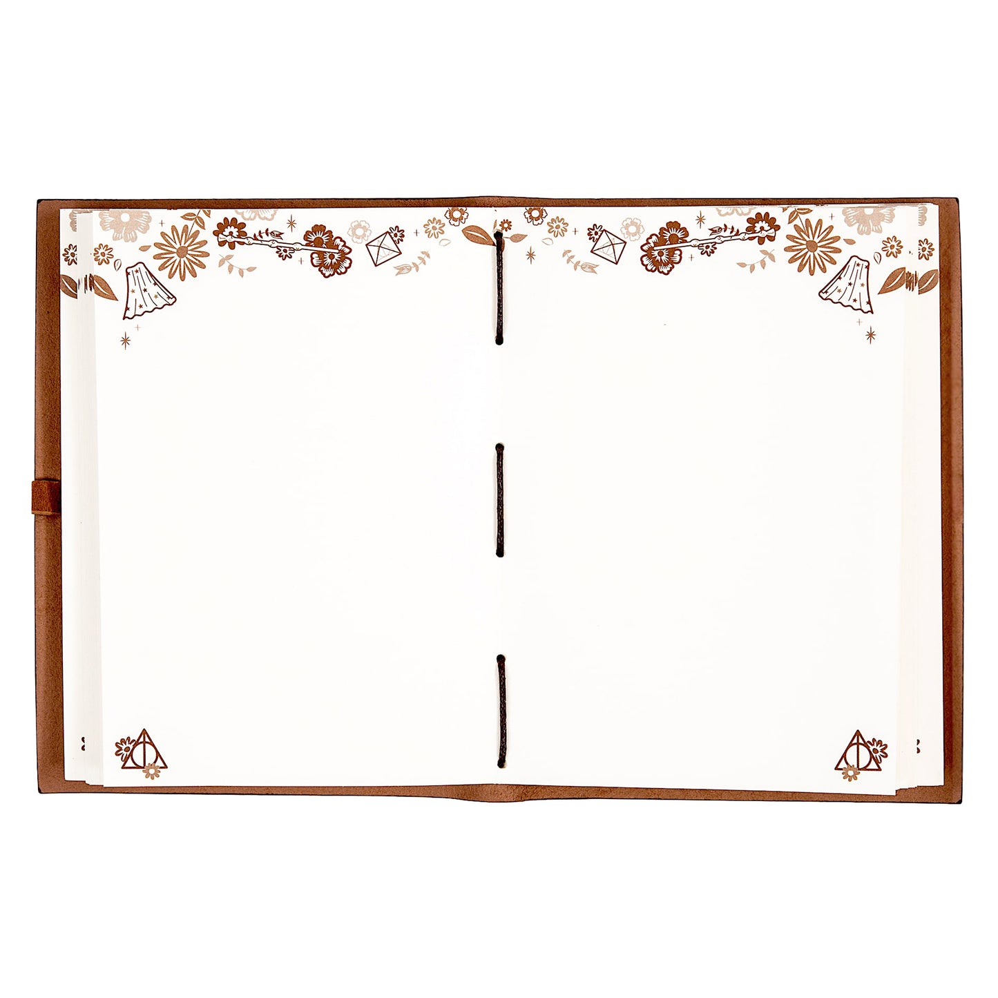 Harry Potter Deathly Hallows Leather Wrap Journal