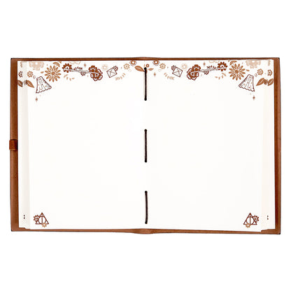 Harry Potter Deathly Hallows Leather Wrap Journal