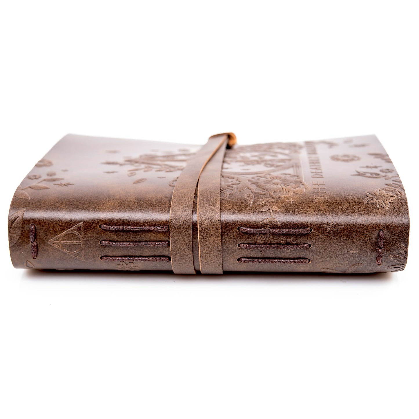 Harry Potter Deathly Hallows Leather Wrap Journal & Potions Labels Tote Bag Bundle