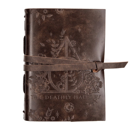 Harry Potter Deathly Hallows Leather Wrap Journal