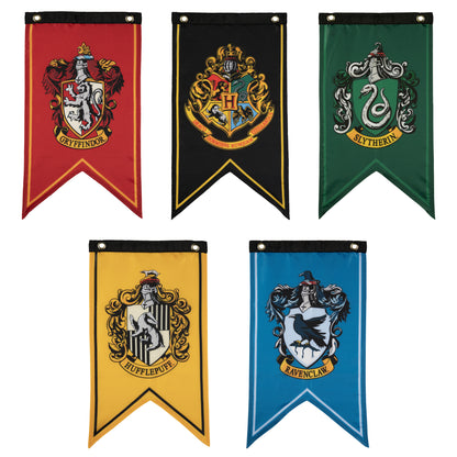 Harry Potter Wizarding House Banner Flag Set (12'' x 20'')