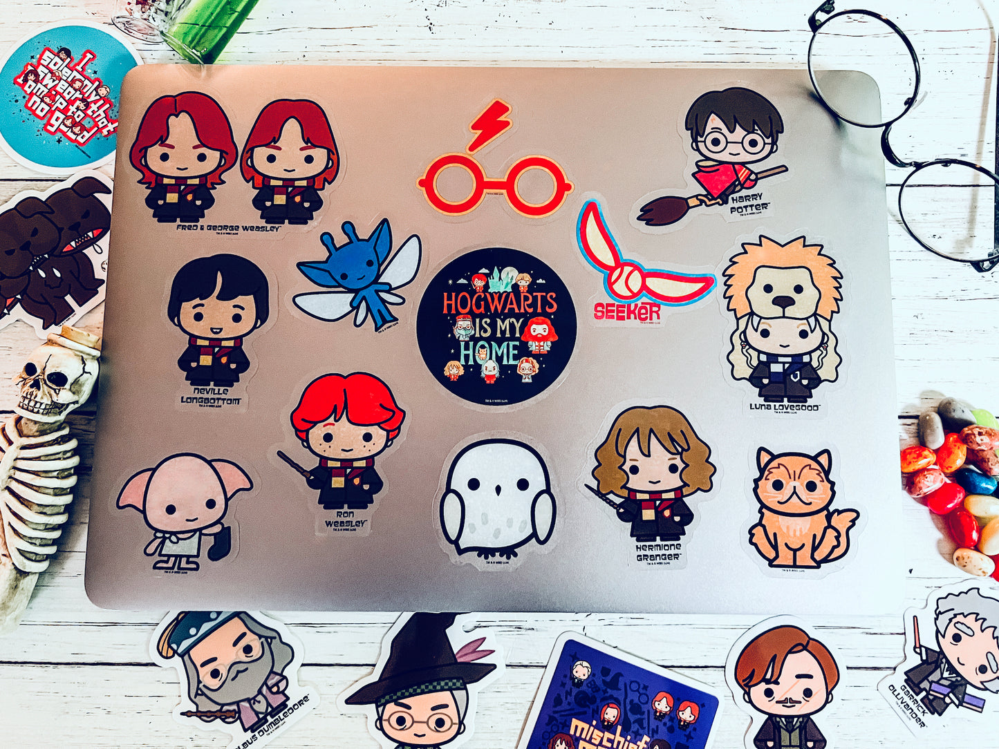 Harry Potter Clear Chibi Decals (50-Pack)