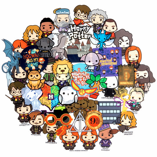 Harry Potter Clear Chibi Decals (50-Pack)