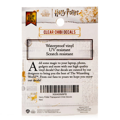 Harry Potter Clear Chibi Decals (50-Pack)