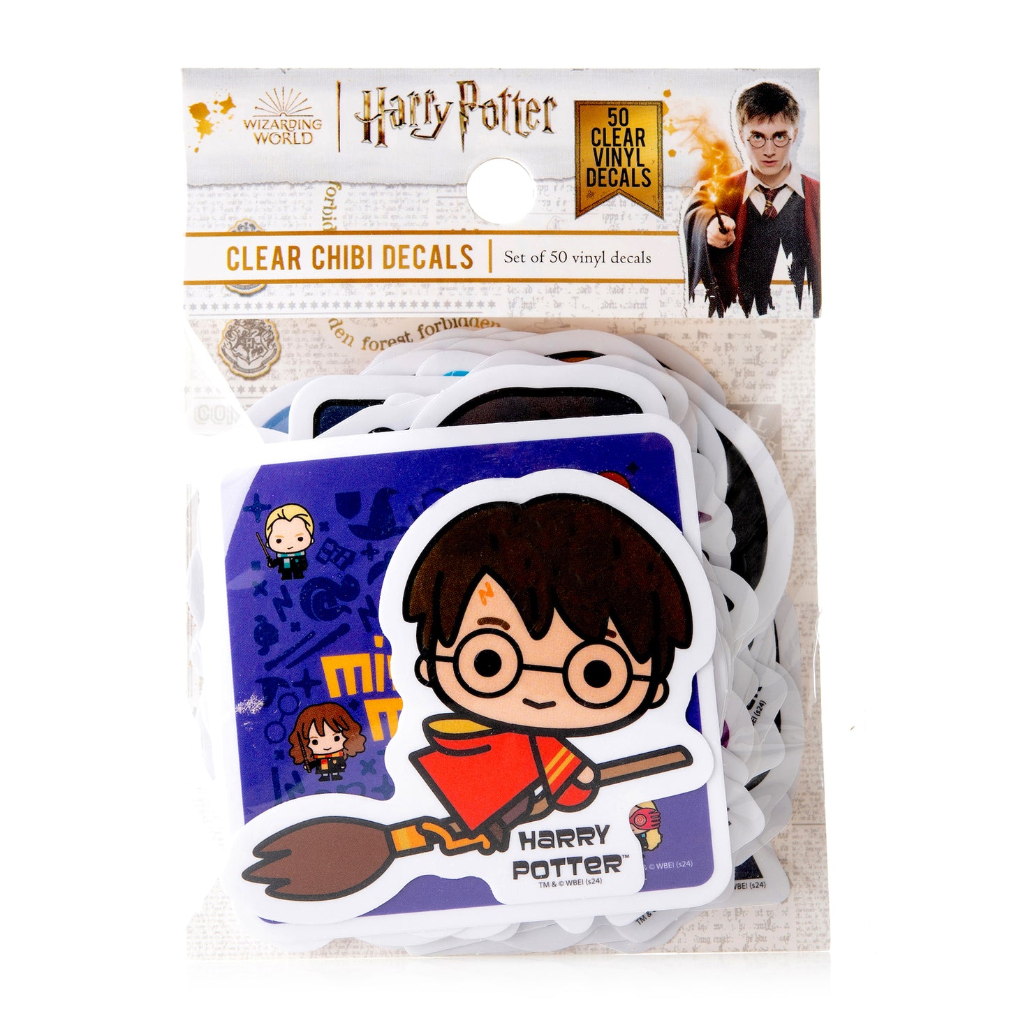 Harry Potter Clear Chibi Decals (50-Pack)