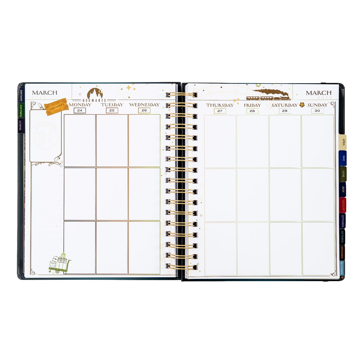 Harry Potter Magical Moments 2025 Weekly Planner