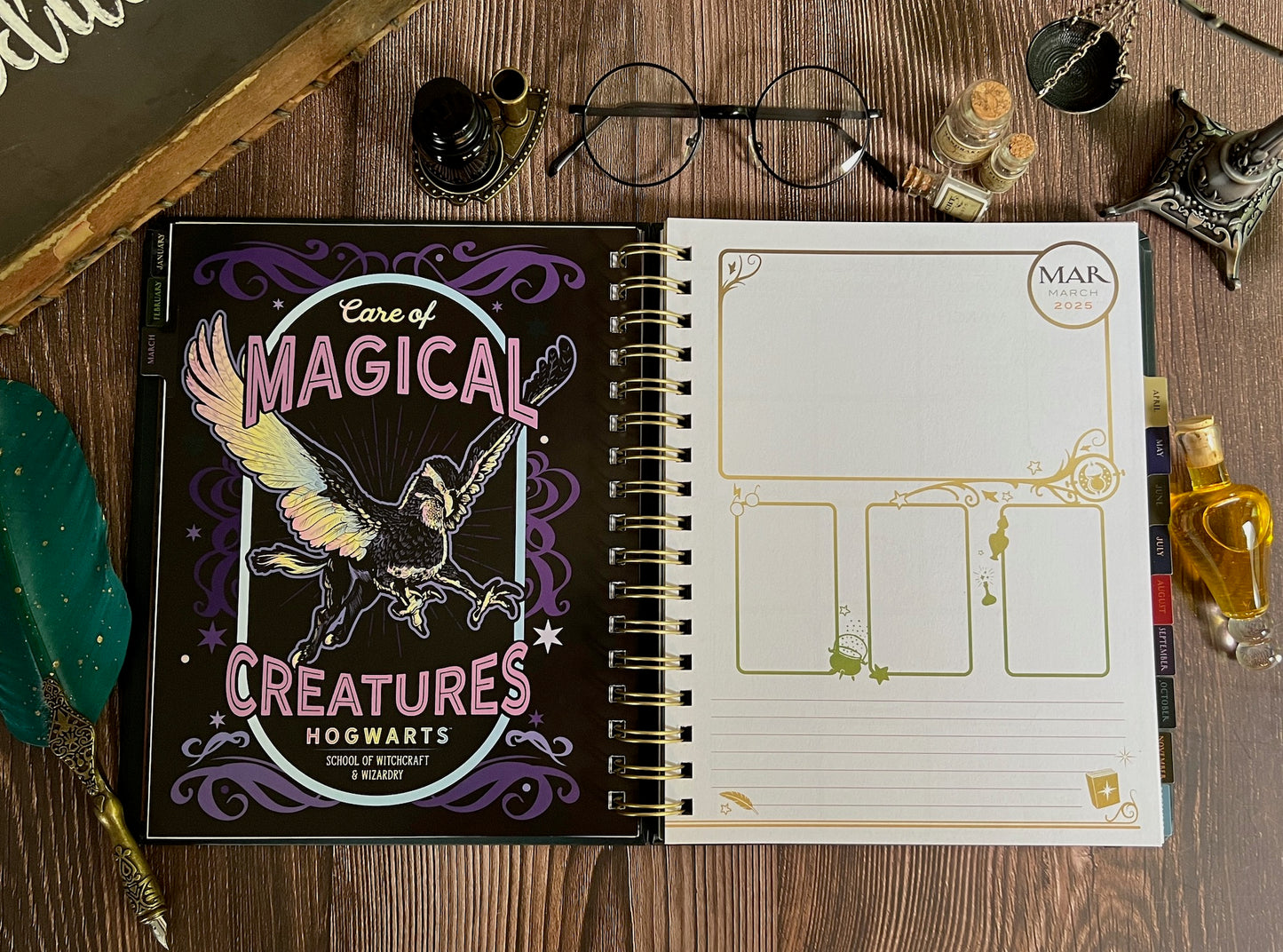 Harry Potter Magical Moments 2025 Weekly Planner