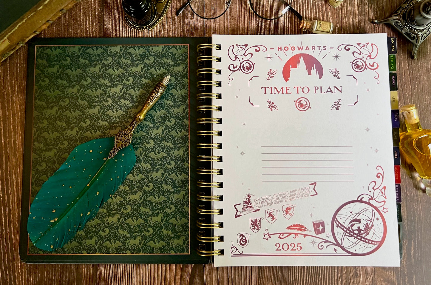 Harry Potter Magical Moments 2025 Weekly Planner