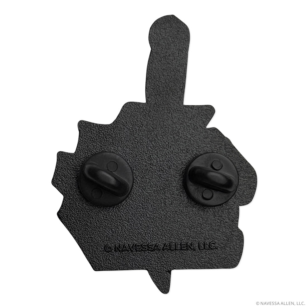 Into Darkness Series: Book Stack Enamel Pin