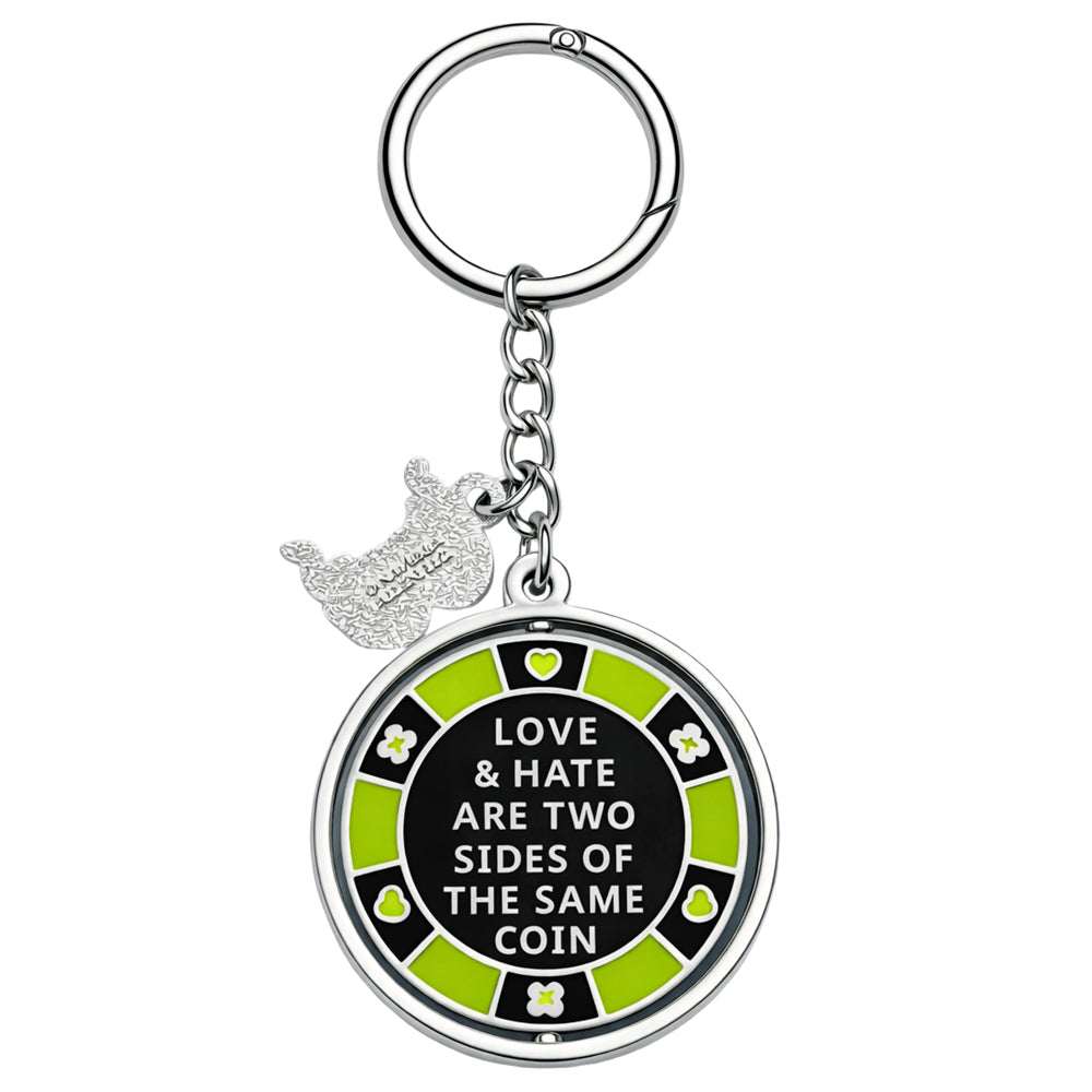 Game On: Poker Chip Enamel Bag Charm