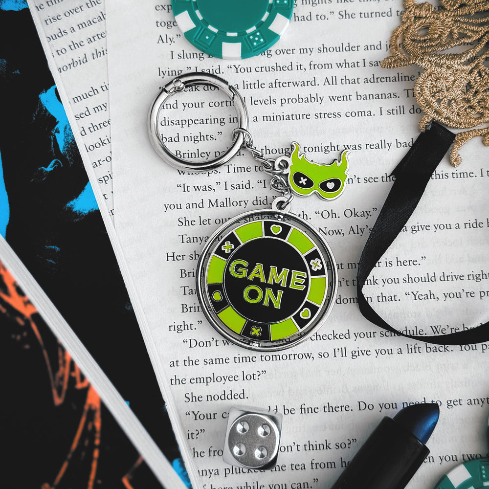 Game On: Poker Chip Enamel Bag Charm