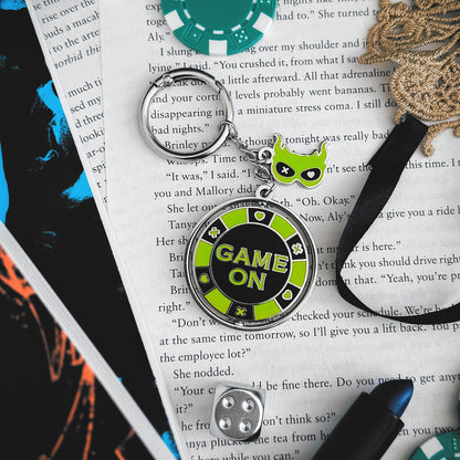 Game On: Poker Chip Enamel Bag Charm