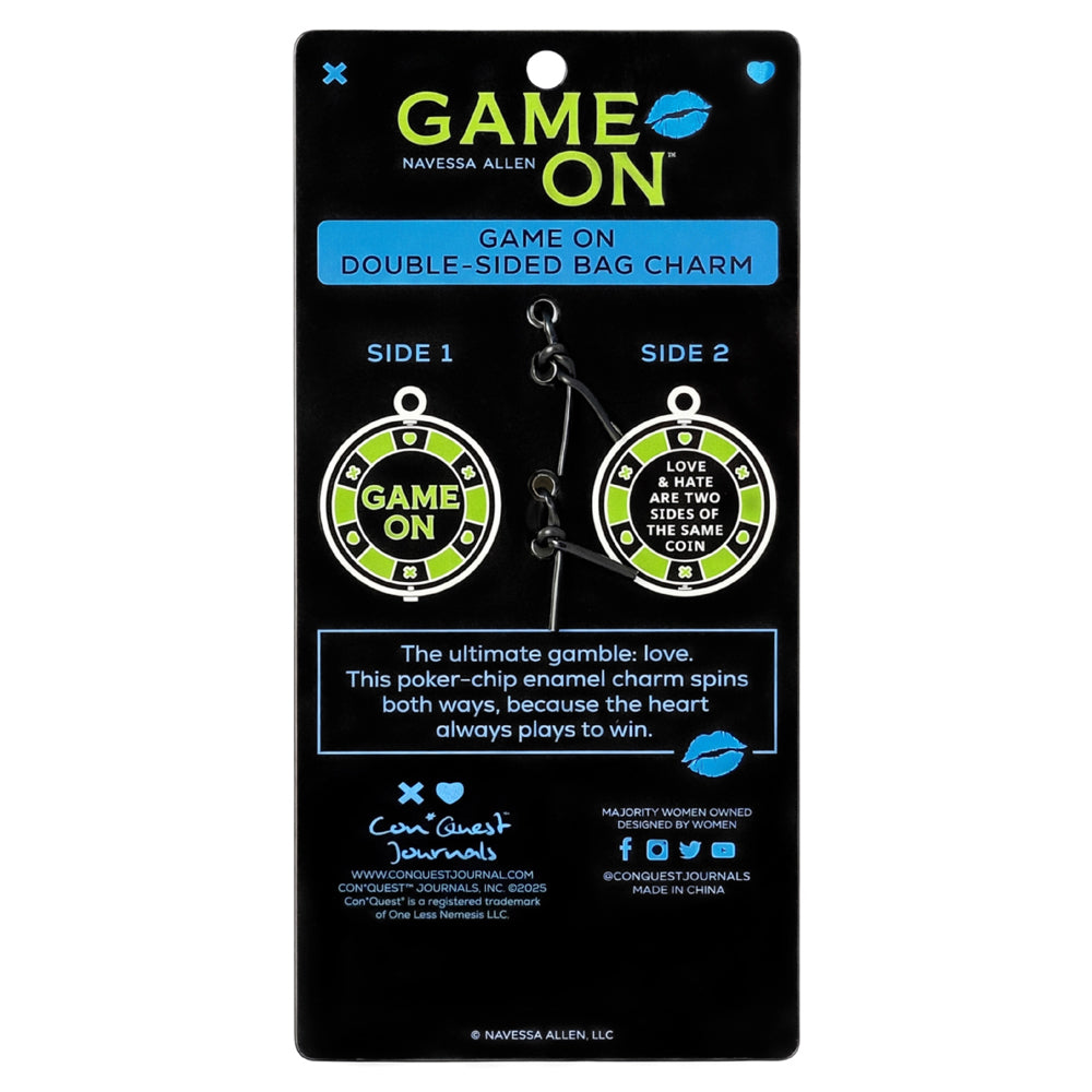 Game On: Poker Chip Enamel Bag Charm