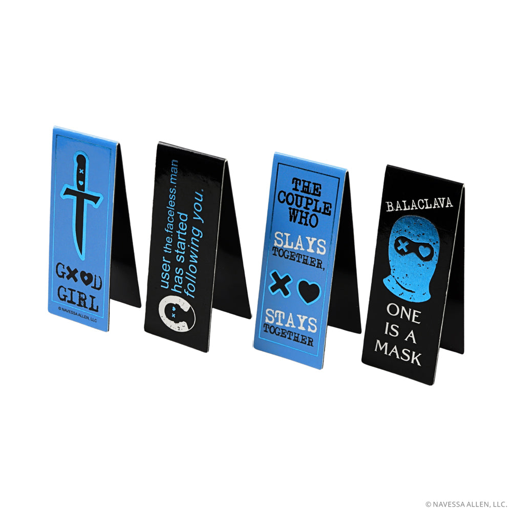 Lights Out Reading & Journaling Bundle (Journal, Annotation Book Flags & Magnetic Bookmarks)