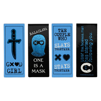 Lights Out Magnetic Bookmarks (4-Pack)