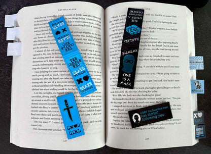Lights Out Magnetic Bookmarks (4-Pack)