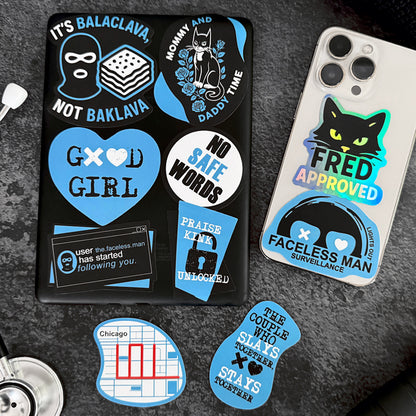 (10-Pack) Lights Out Decals