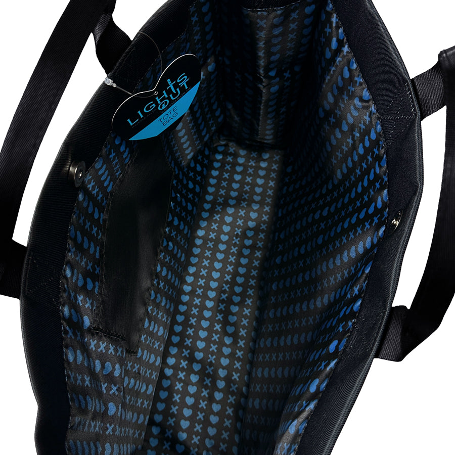 Navessa Allen Lights Out Fred Approved Tote Bag with Crossbody Navessa Allen Lights Out Fred Approved Tote Bag with Crossbody