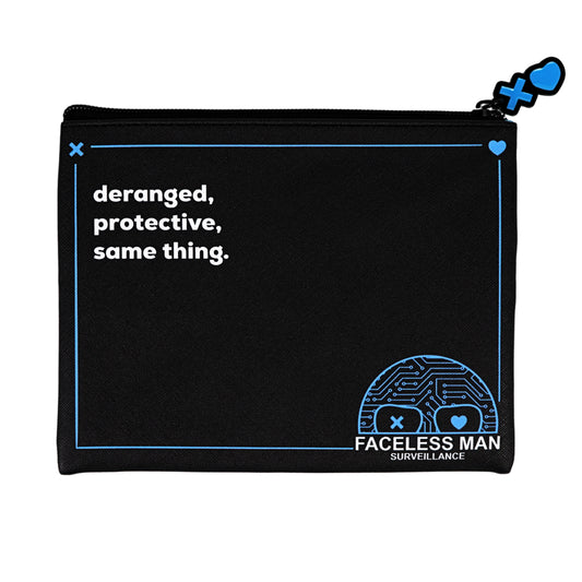 Lights Out: Faceless Man Surveillance Pen & Pencil Pouch