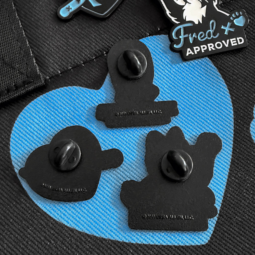 Lights Out Enamel Pins (3-Pack)