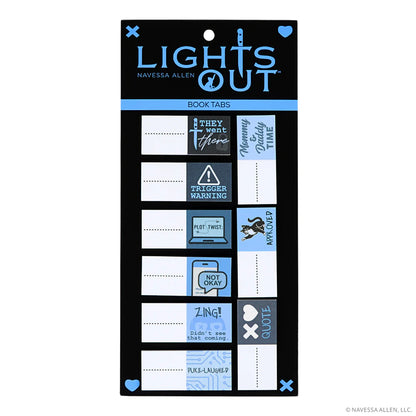 Lights Out Reading & Journaling Bundle (Journal, Annotation Book Flags & Magnetic Bookmarks)