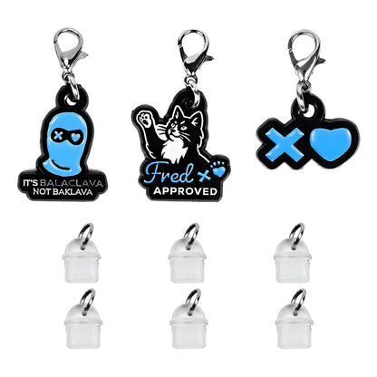 Lights Out Dust Plug Charms (3-Pack)