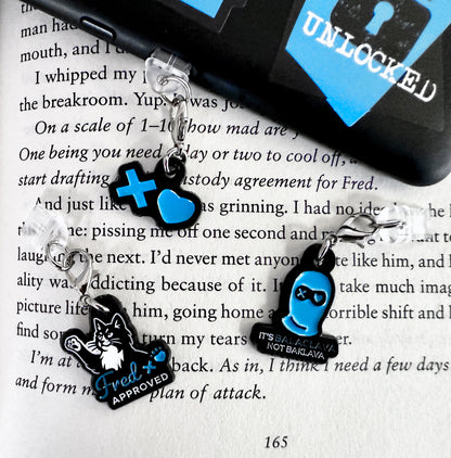 Lights Out Dust Plug Charms (3-Pack)