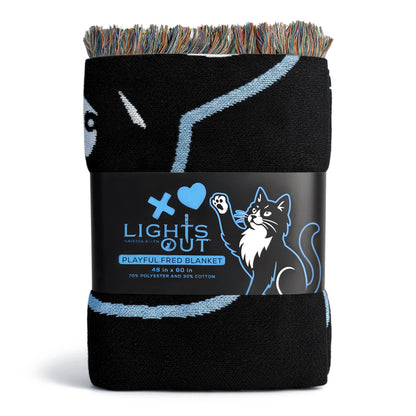 Lights Out: Fred Approved Woven Throw Blanket (48'' x 60'')