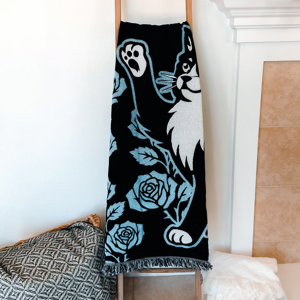 Official Navessa Allen Lights Out: Fred Woven Throw Blanket