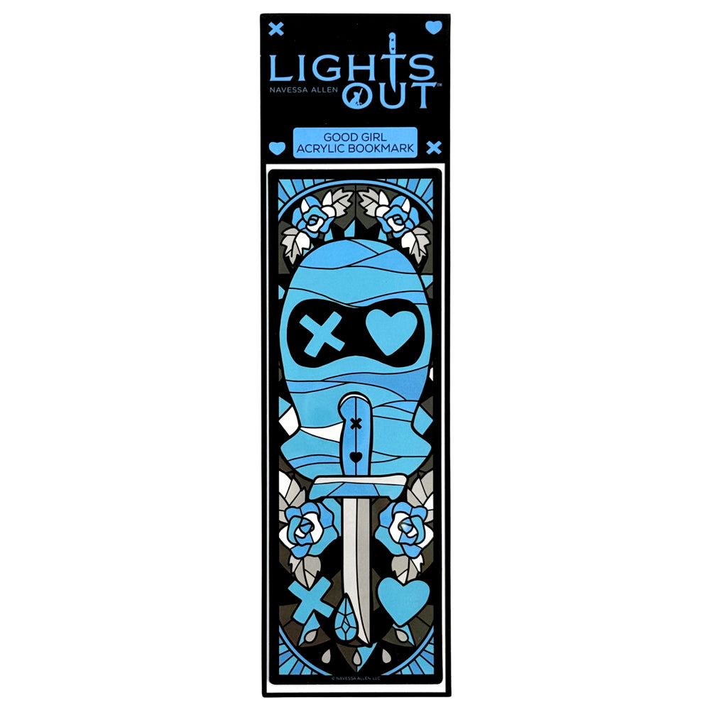 Lights Out: Good Girl Transparent Acrylic Bookmark