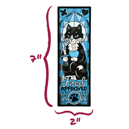 Lights Out: Fred Approved Transparent Acrylic Bookmark