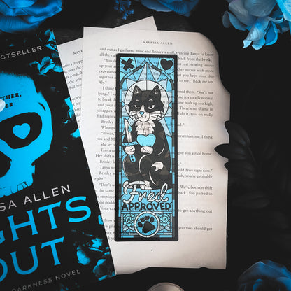 Lights Out: Fred Approved Transparent Acrylic Bookmark