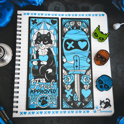 Lights Out: Fred Approved Transparent Acrylic Bookmark