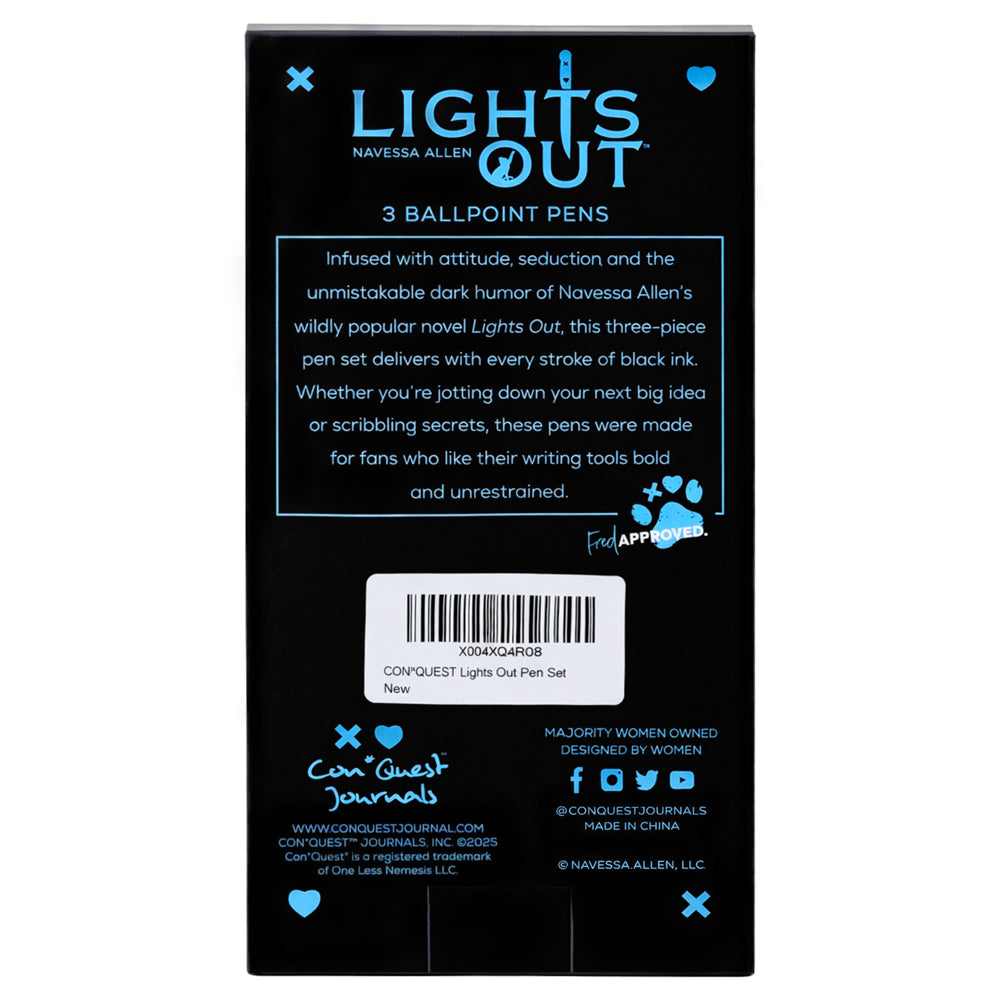 Lights Out Pen Set (3-Pack)