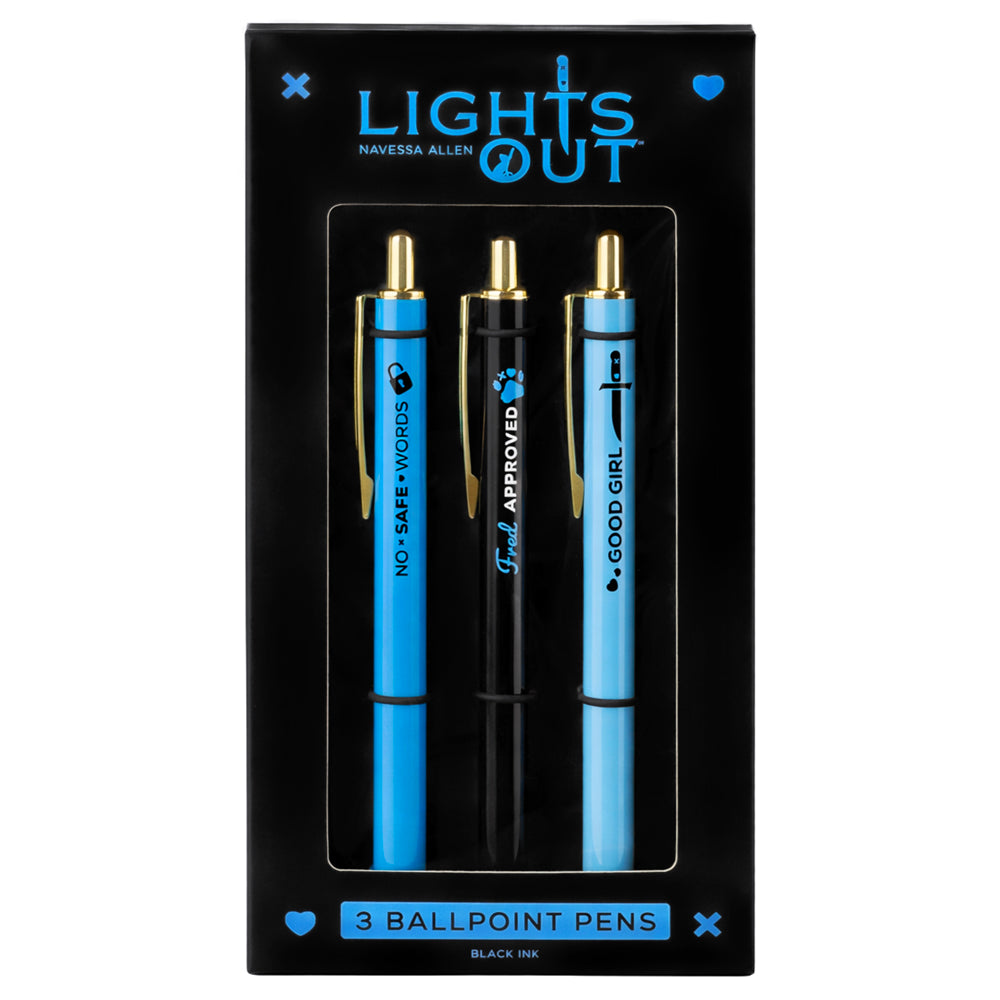 Lights Out Pen Set (3-Pack)