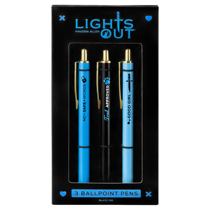 Lights Out Pen Set (3-Pack)