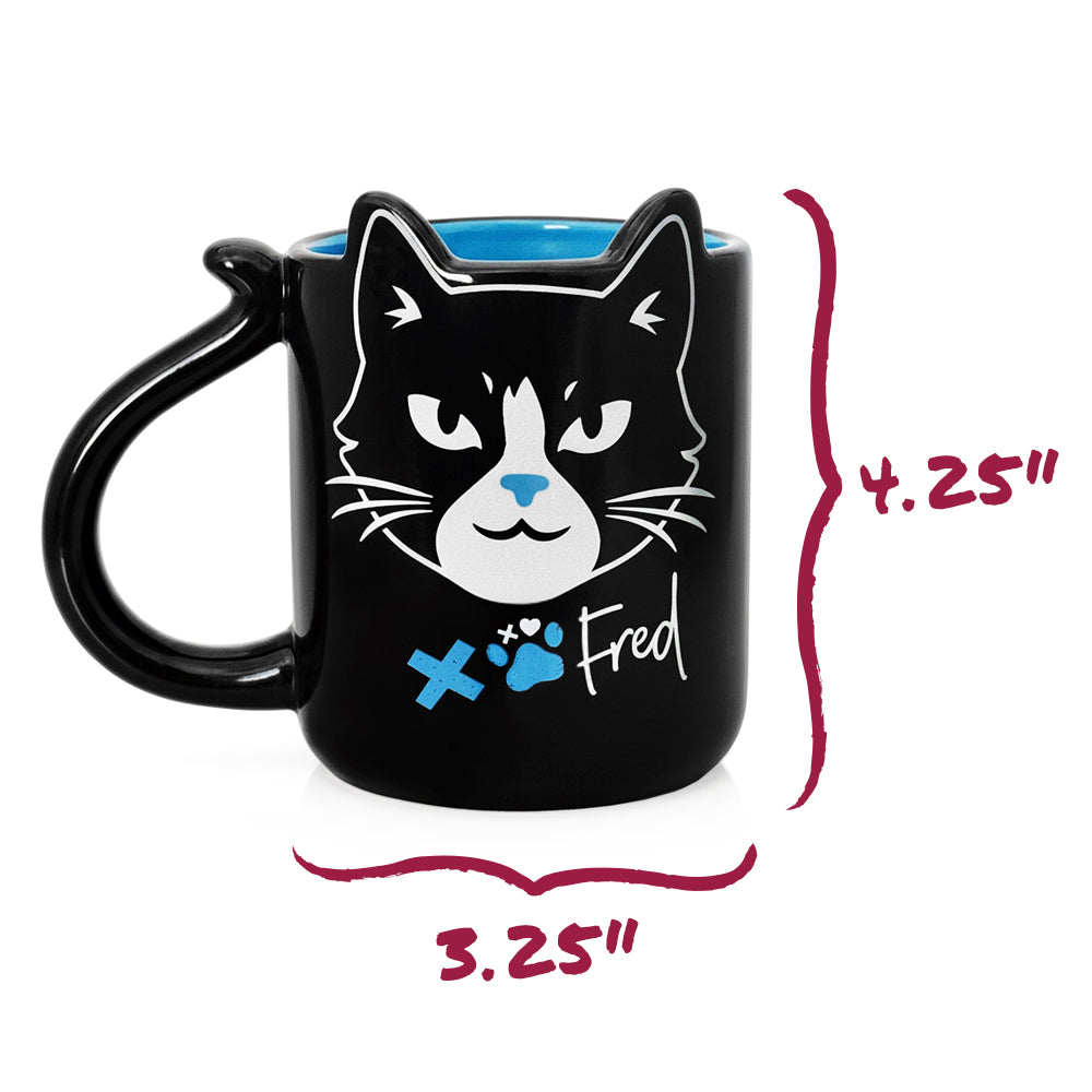 Official Navessa Allen Lights Out: Fred Approved Cat Mug