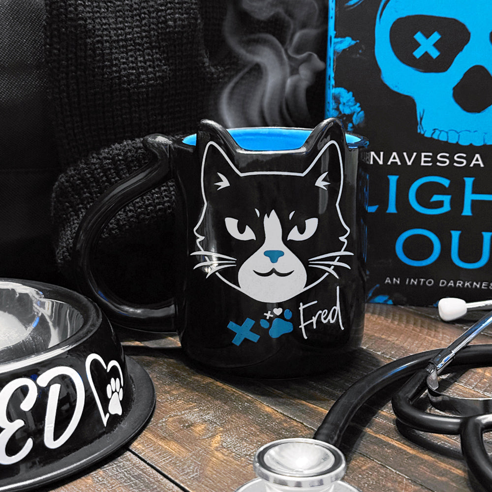 Official Navessa Allen Lights Out: Fred Approved Cat Mug