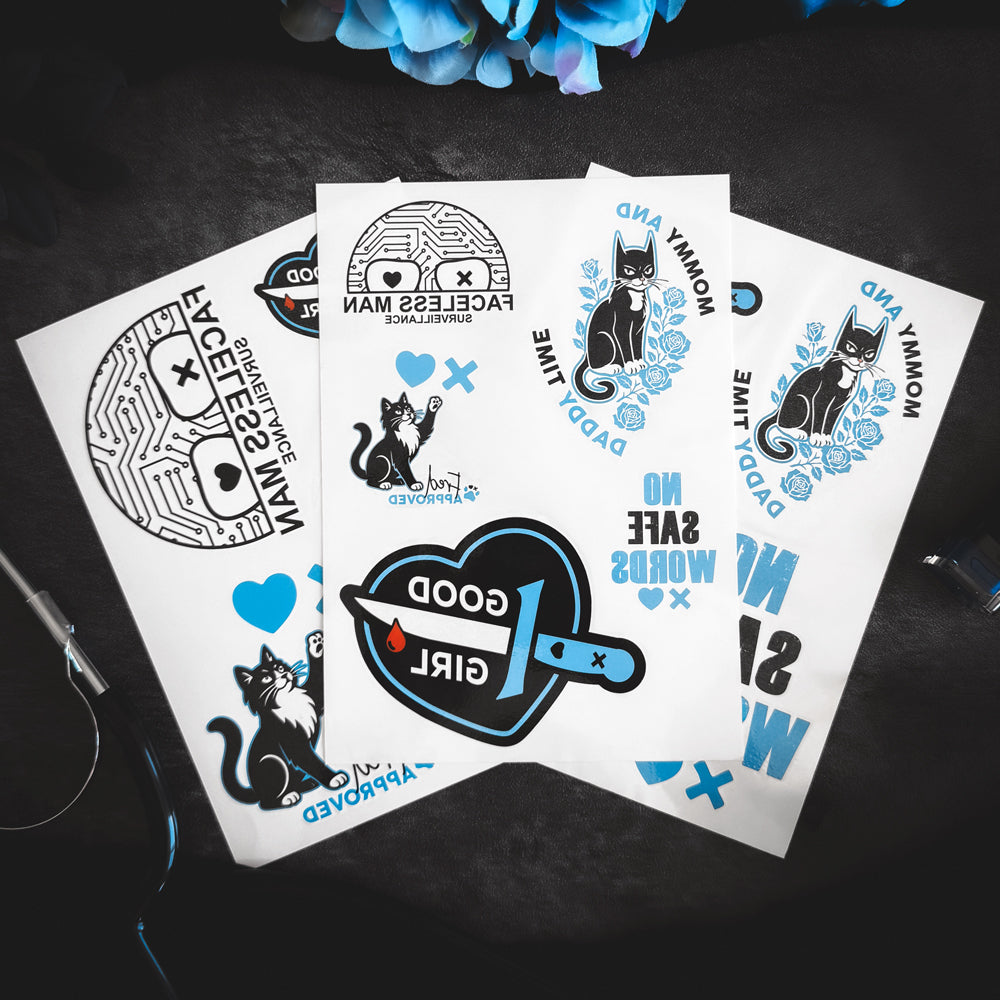 Lights Out Temporary Tattoos (15-Pack)