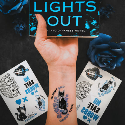 Lights Out Temporary Tattoos (15-Pack)