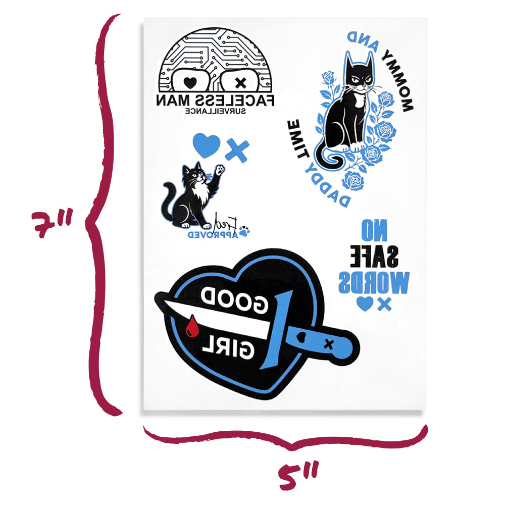 Lights Out Temporary Tattoos (15-Pack)