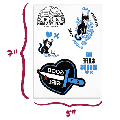 Lights Out Temporary Tattoos (15-Pack)