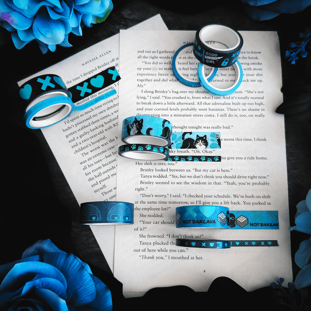 Lights Out Washi Tape (10-Pack)