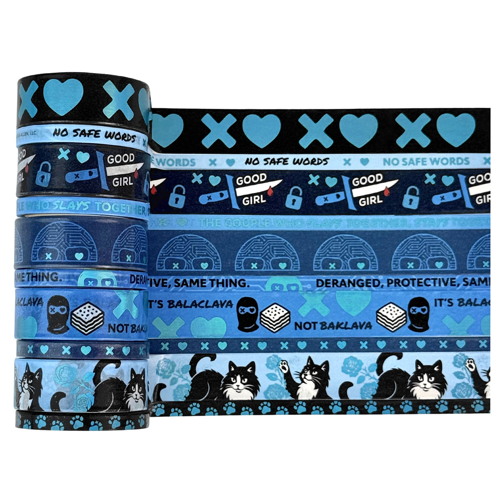 Lights Out Washi Tape (10-Pack)